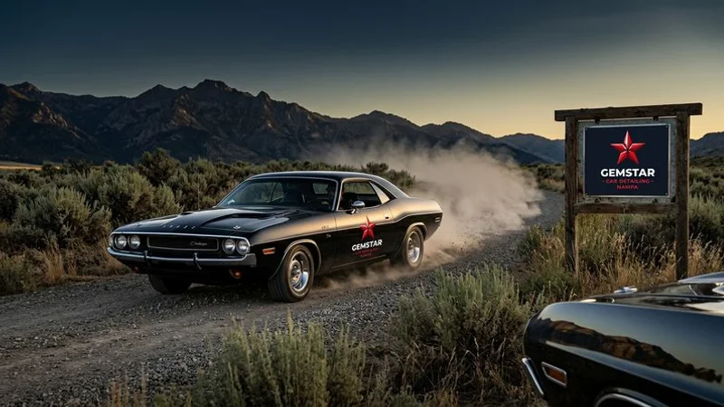 Idaho gravel road driving conditions